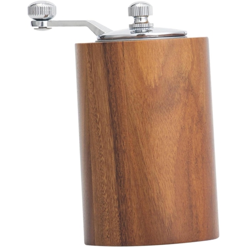 Manual Coffee Grinder Durable Professional Portable Adjustable Crank for Travel Camping Bar Home, Large