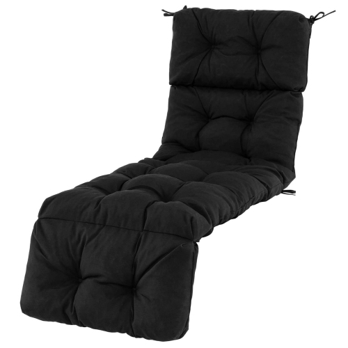 GYMAX  73" Lounge Chaise Cushion Padded Recliner Cushion