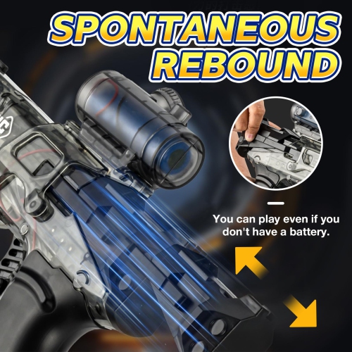 Ultimate Battle Blaster Electric Water Gun with Realistic Muzzle Flame, Large Capacity Water Spray Gun, Summer Outdoor Beach Pool Party Toy for