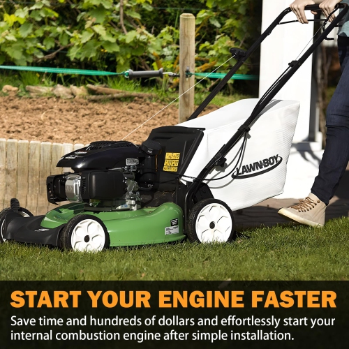 Lawn Mower Pull Starter with Telescopic Spring Pull Cord, Recoil Starter Assembly for Kohler XT675, XT650, XT775, XT800, Replaces 1416520, 14165 20S,