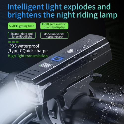 LED Bicycle Light Smart Headlight Headlamp Taillight Horn Remote control Speaker