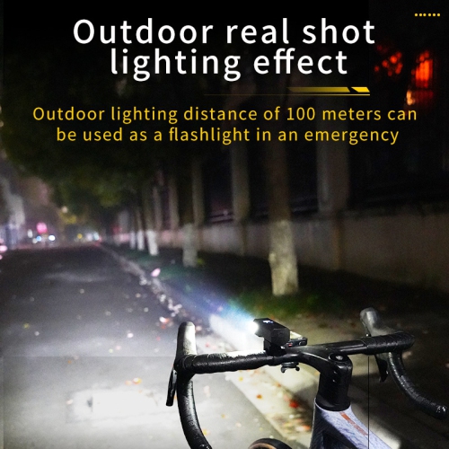 LED Bicycle Light Smart Headlight Headlamp Taillight Horn Remote control Speaker