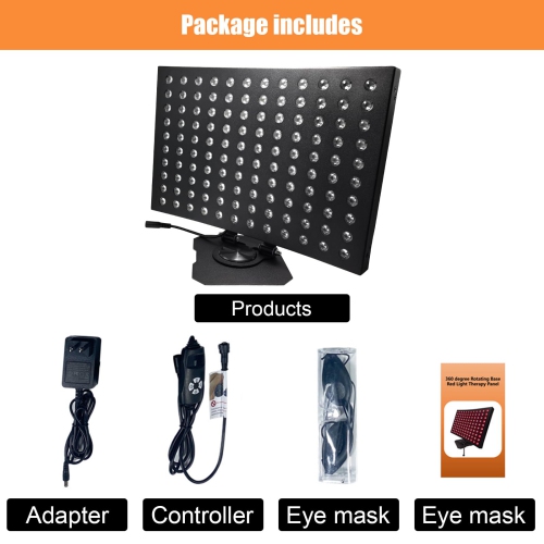 Red Light Therapy for Face and Body, 120 LEDs Red 660nm Near Infrared 850nm, High Power Panel for Pain Relief, Sleep, Skin Health, Anti-Aging