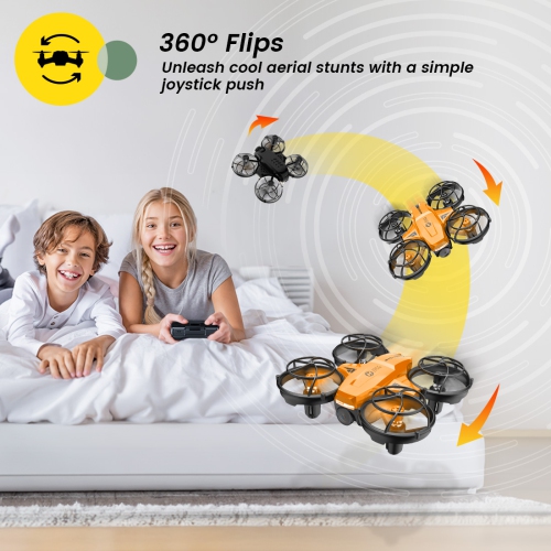 Holy Stone HS420 Mini Drone Under 249g with HD FPV Camera for Kids Adults Beginners, Pocket RC Quadcopter, Toss to Launch, Gesture Selfie, High Speed