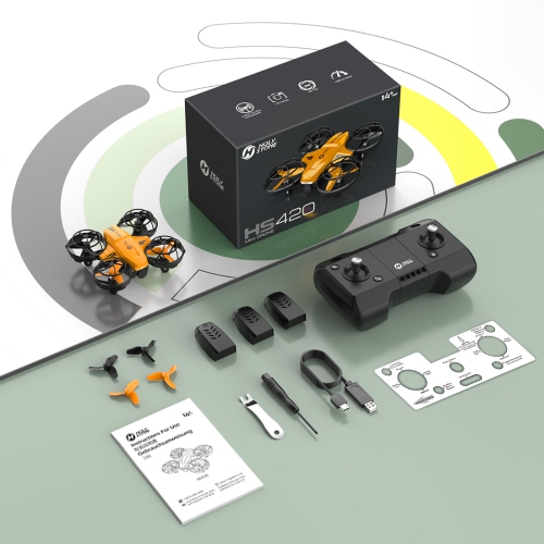 Holy Stone HS420 Mini Drone Under 249g with HD FPV Camera for Kids Adults Beginners, Pocket RC Quadcopter, Toss to Launch, Gesture Selfie, High Speed