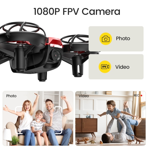Holy Stone HS420 Mini Drone Under 249g with HD FPV Camera for Kids Beginners, Pocket RC Quadcopter, Toss to Launch, Gesture Selfie, Circle Fly, High