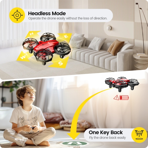 Holy Stone HS420 Mini Drone Under 249g with HD FPV Camera for Kids Beginners, Pocket RC Quadcopter, Toss to Launch, Gesture Selfie, Circle Fly, High