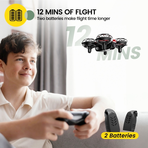 Holy Stone HS420 Mini Drone Under 249g with HD FPV Camera for Kids Beginners, Pocket RC Quadcopter, Toss to Launch, Gesture Selfie, Circle Fly, High