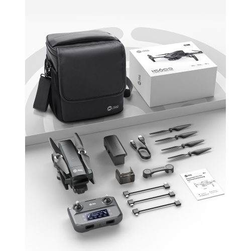 Holy Stone – Drones avec cardan 2 axes HS600 avec caméra pour adultes 4K EIS, drone GPS avec moteurs sans balais, 4K/30 ips, Follow Me, résistance au