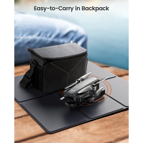 Drones avec cardan 2 axes HS600 de Holy Stone avec caméra pour adulte 4K EIS, télécommande intégrée, drone GPS avec moteurs sans balais, 4K/30 ips,