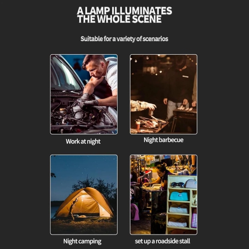 Camping Lantern - USB Rechargeable Outdoor Lantern, Foldable Portable Lighting for Outdoor Activities