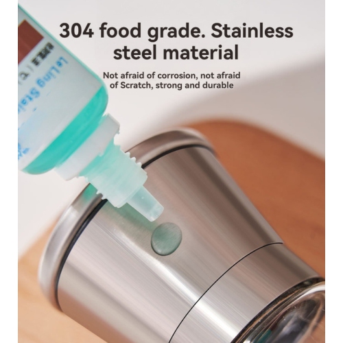 304 stainless steel pepper grinder, manual seasoning bottle for home kitchen, adjustable coarse black pepper, sea salt and pepper powder grinding
