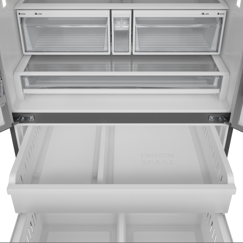 Thor Kitchen 36 Inch Professional French Door Refrigerator with Ice and Water Dispenser – Model TRF3628FFD