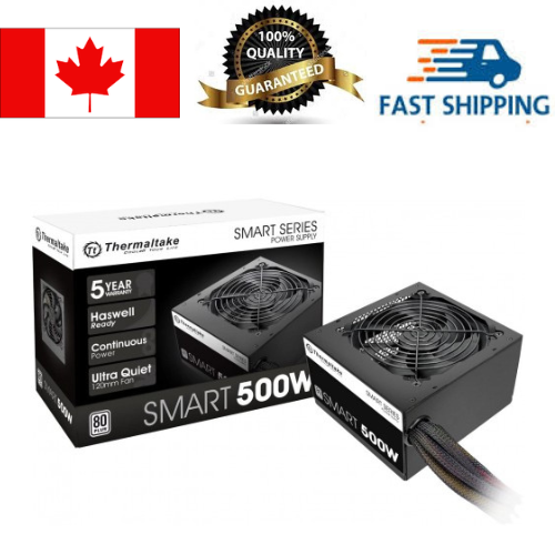 Bloc d'alimentation ATX intelligent non modulaire 500&nbsp;W 80+White de Thermaltake