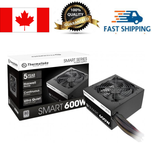 Thermaltake 600W 80+White Smart Non-Modular ATX Power Supply