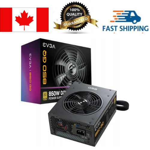 EVGA – Bloc d'alimentation ATX semi-modulaire 850&nbsp;W 80+ or 850GQ