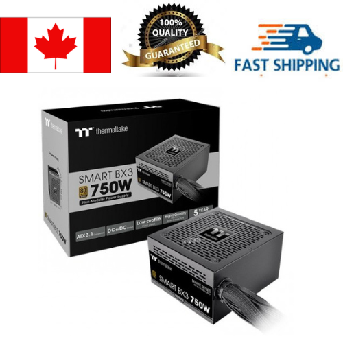 Bloc d'alimentation non modulaire ATX3.1 BX3 750&nbsp;W 80+ Bronze de Thermaltake