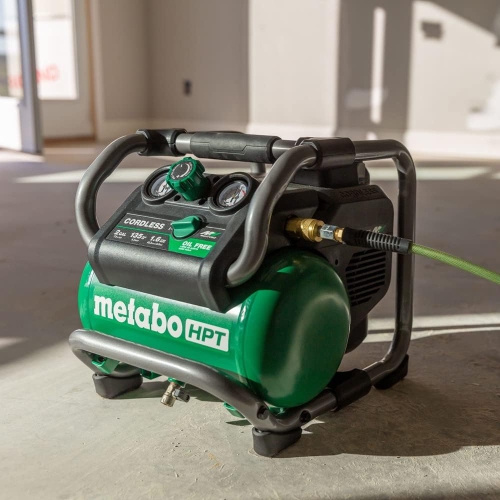 Metabo HPT 36V MultiVolt Cordless Air Compressor | Tool Only, No Battery | Brushless Motor | 135 Max PSI | 2-Gallon Capacity | 27.3 Lbs. | Optional