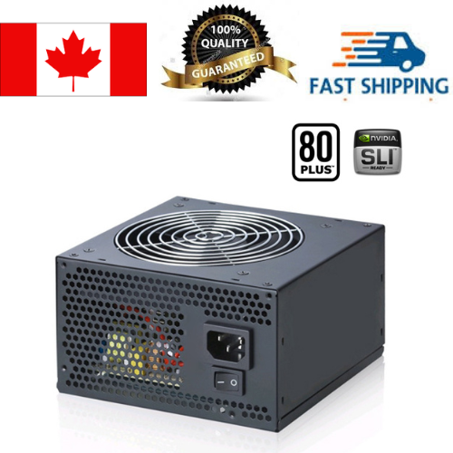 Coolmax ZX-600 600W 80Plus ATX12V/EPS12V, 140mm fan, SLI ready Power Supply_Black