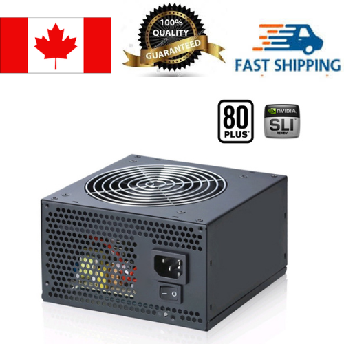 Coolmax ZX-500 500W 80Plus ATX12V/EPS12V, 140mm fan, SLI ready Power Supply_Black color