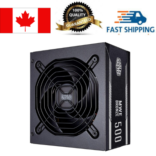 Cooler Master 500 Watt MWE Bronze 500 Watt 80 Plus Certified Power Supply