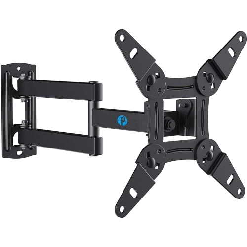 TV Monitor Wall Mount Bracket Articulating Arms Swivels Tilts Extension Rotation for Most 13-42 Inch LED LCD Flat Curved Screen TVs & Monitors, Max