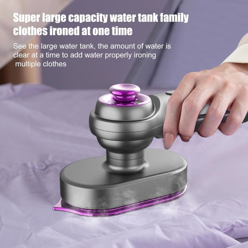 Fer à repasser miniature – Défroisseur à vapeur à manche rotatif à 90° pour les vêtements, Défroisseur à vapeur pour la maison et Utilisation