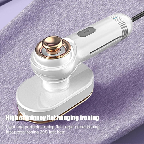 Mini Steam Iron - 90° Rotatable Handle Iron Steamer For Clothes,Garment Steamer For Household And Portable Use Clothing Iron white