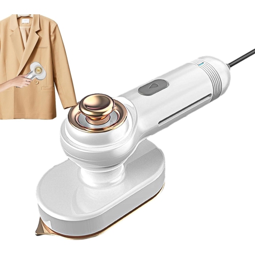 Mini Steam Iron - 90° Rotatable Handle Iron Steamer For Clothes,Garment Steamer For Household And Portable Use Clothing Iron white
