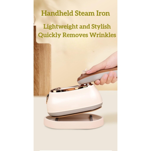 Fer à vapeur portatif&nbsp;: Double utilisation pour le séchage et la vapeur, le chauffage rapide, le contrôle intelligent de la température, avec ou