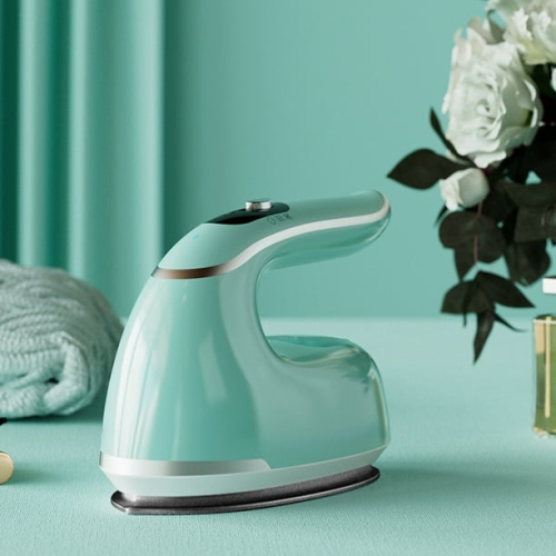 Steam Iron, Portable Clothes Steamer, 800W Power, Foldable Design, For Home Travel, Wrinkle Removal, Stainless Steel, Lightweight, Compact, Office Use