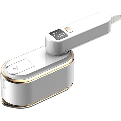 Travel Irons, 2-in-1 Folding/Rotating Handle Converts Iron into Handheld Ironing Machine, Mini Iron Machine for Clothes, Fast Heat-up Mini Travel