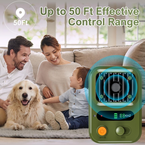 Ultrasonic barking control device, dog training device, outdoor anti-dog bite dog repellent device, high-power intelligent strong barking control