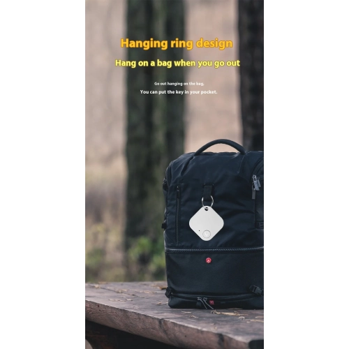 Smart Square Bluetooth Key Phone Anti-lost Find Alarm Tracker, Global Positioning Tracker Suitable for Keys, Wallets, Pets - Gem Green