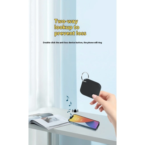 Smart Square Bluetooth Key Phone Dispositif de suivi de localisation des alarmes, dispositif de localisation global adapté aux clés, portefeuilles,