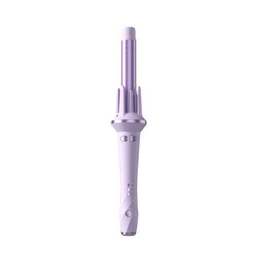 28mm automatic curling iron lazy curling negative ion perm big curls and waves without damaging hair - light purple