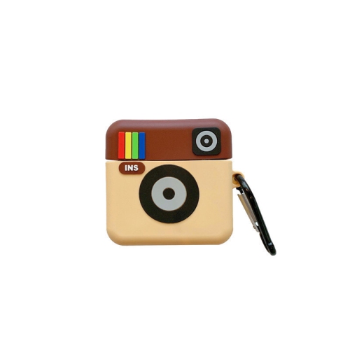 Suitable for Airpods 1/2 earphone case Silicone keychain design protective case Silicone protective cover Cute protective cover - earphone protective