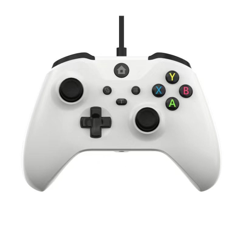 Applicable to XBOX ONE wired game controller PC/XBOXONE S game controller ONE X wired controller high-precision control Hall linear trigger-white