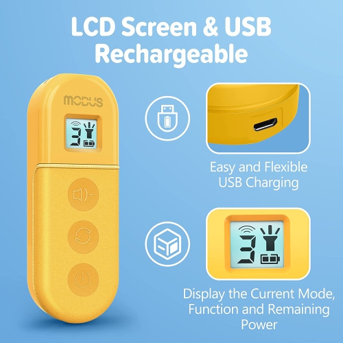 Entraîneur à ultrasons portatif pour chiens avec entraînement léger et aide comportementale LED Appareil antiaboiement rechargeable Fournitures