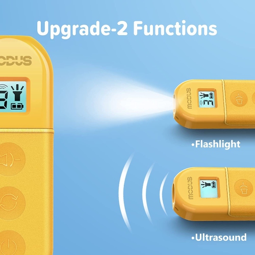 Entraîneur à ultrasons portatif pour chiens avec entraînement léger et aide comportementale LED Appareil antiaboiement rechargeable Fournitures