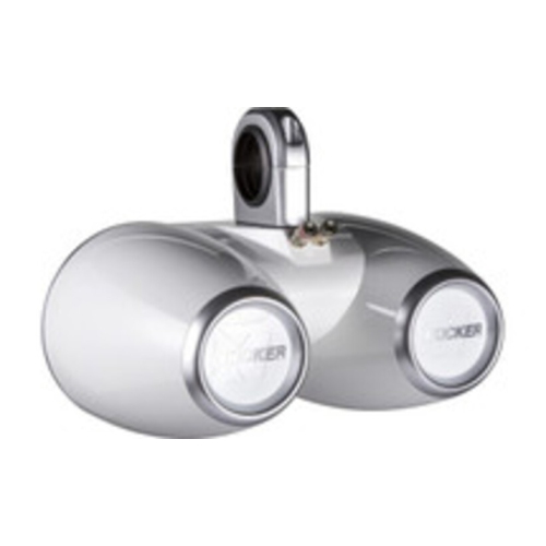 Boîtiers tour 6-1/2&nbsp;po double KMTED de Kicker – Blanc