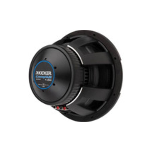 Haut-parleur d'extrêmes graves 1000 W de 12 po série Q-Class 51 T1 CompQ de Kicker avec deux antennes vocales de 4 ohms