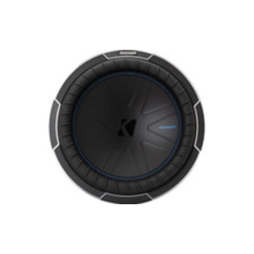 Haut-parleur d'extrêmes graves 1000 W de 12 po série Q-Class 51 T1 CompQ de Kicker avec deux antennes vocales de 4 ohms