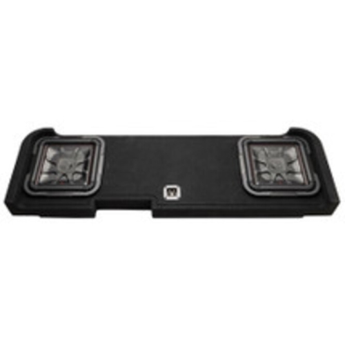 Kicker 51KGMDL7T122 L7T Custom Fit Dual 12" 1200W RMS Down Firing Subwoofer Enclosure for Select Chevy/GMC Vehicles - 2 Ohm