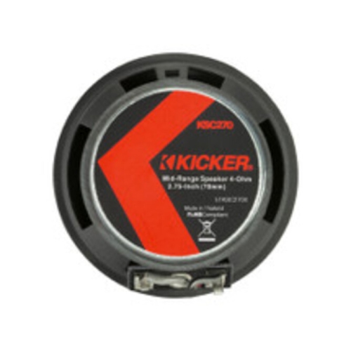 KICKER – Haut-parleurs de milieu de gamme RMS 50 W de 2,75 po série KS pour l'auto 51KSC2704