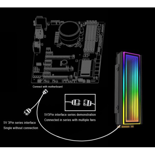 NVMe Heatsink With ARGB Sync