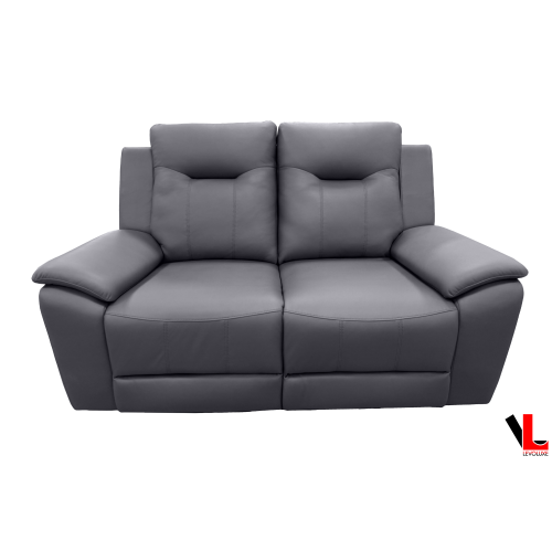 Causeuse inclinable électrique à 2 places Avante de 66 po en acier Jaxxon de Levoluxe