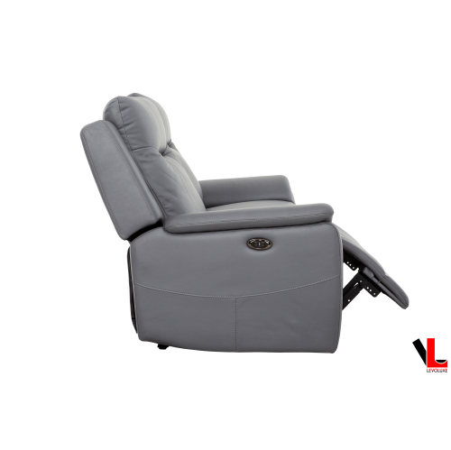 Ensemble de 3 pièces inclinable électrique Avante de Levoluxe avec divan, causeuse et fauteuil en acier Jaxxon