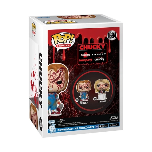 Funko - Bride of Chucky - Chucky Bloody Pop! Vinyl Figure - EE Exclusive
