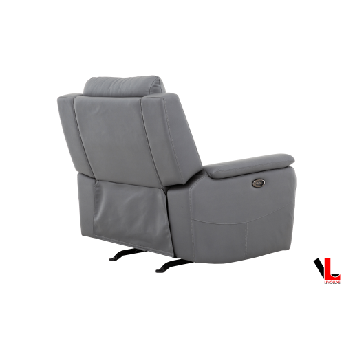 Fauteuil berçant inclinable électrique Avante de 41&nbsp;po en acier Jaxxon de Levoluxe